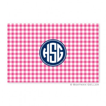 Laminated Placemat - Classic Check