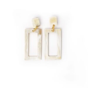 Natural Block Earrings